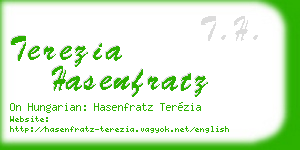 terezia hasenfratz business card